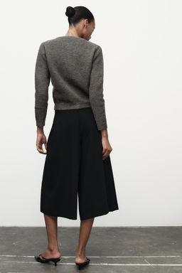 KNIT CARDIGAN WITH METAL BUTTONS - Zara фото 6