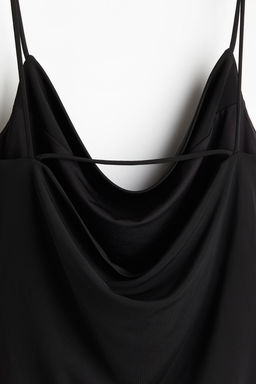 Top de tirantes espagueti con escote drapeado - H&m фото 7