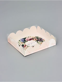 Цена за 5 шт. Коробка для печенья, Самой прекрасной, 12?12?3 см