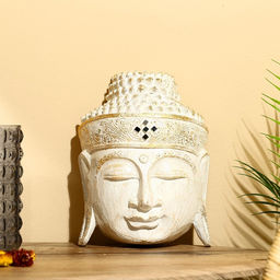 Сувенир «Голова Будды», 30 см, дерево албезия