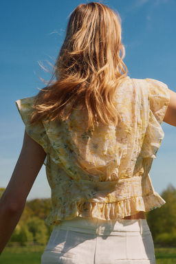 Blusa con volantes - H&m фото 4
