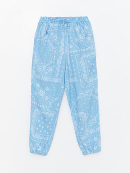 Beli Lastikli K?z ?ocuk Jogger Pantolon