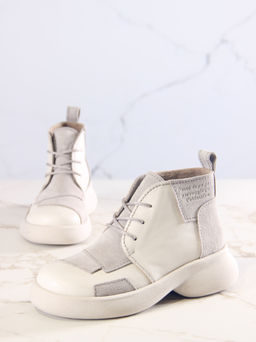 Ботинки 305.927be.Бежевый стар+каменная замша/байка