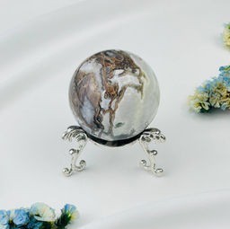 Шар из Мохового агата