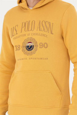 Мужской горчичный свитшот Неожиданная скидка в корзине - U.s. polo assn фото 6