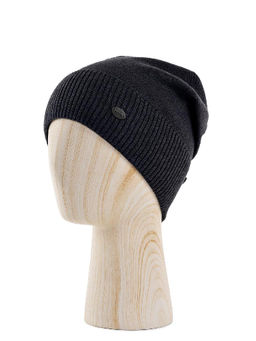 Шапка муж. шерсть+каш+виск LB-A53102 graphite