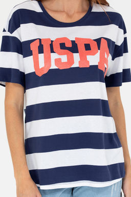 U. S. Polo Assn Женская темно-синяя футболка с круглым вырезом - U.s. polo assn фото 6