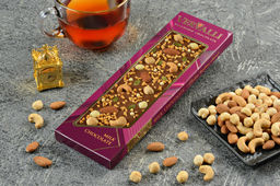 Шоколад молочный с украшением Кешью, фундук, миндаль, 110 гр , ТМ VERVALLI - Chokodelika фото 5