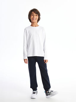 Beli Lastikli Basic Erkek ?ocuk Jogger E?ofman Alt?