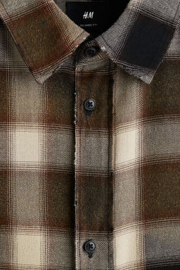 Camisa en mezcla de algod?n Relaxed Fit - H&m фото 5