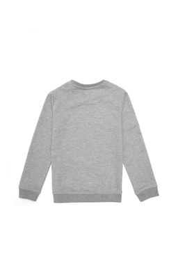 Базовый свитшот серого меланжевого цвета для мальчика - U.s. polo assn фото 2