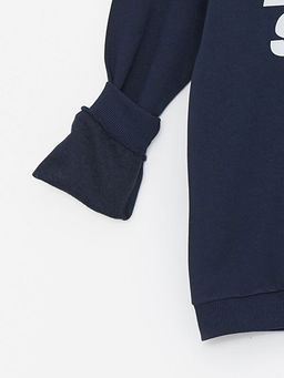 Bisiklet Yaka Brawl Stars Bask?l? Uzun Kollu Erkek ?ocuk Sweatshirt - Waikiki фото 3