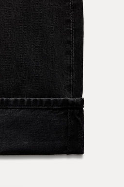 JEANS Z1975 STRAIGHT HIGH WAIST TURN-UP HEM - Zara фото 6