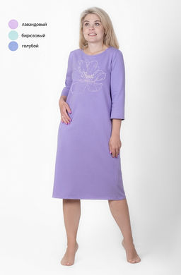 Сорочка Лаванда С-252а (44-60) футер с начесом