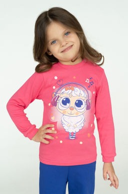 Костюм детский фуксиявасилек рисунок овечка