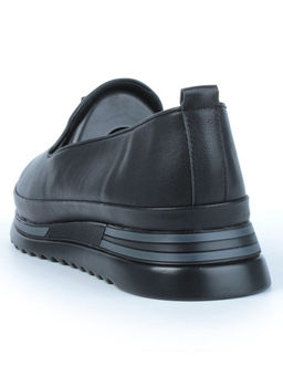 01-5018-1 BLACK Ботинки демисезонные женские (натуральная кожа) 39