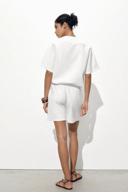INTERLOCK BERMUDA SHORTS - Zara фото 19