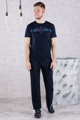 брюки спортивные 
 3.MM002A-синий-тёмный