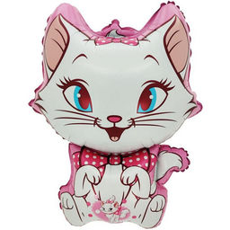 Цена за 2 шт. Шар фольгированный 27" «Кошечка Мари», фигура