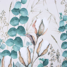 Шторы для кухни с подхватами Этель Cotton, 145×180 см, комплект - 2 шт.