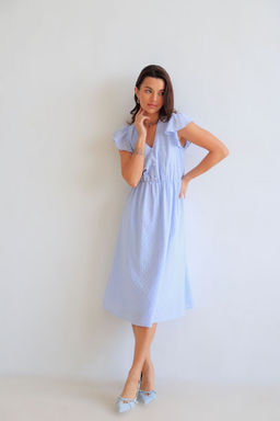 Martichelli Платье нежно-голубое  фото 14