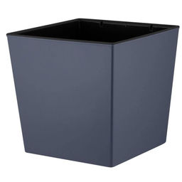 Горшок для цветов InGreen London CUBE 4,2 л c дренажной вставкой,вулканический серый IG780010026 - Пластик репаблик фото 2