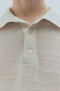 Polo en punto fino Regular Fit - H&m фото 3