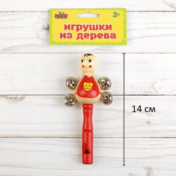 Погремушка с бубенцами Букашки, цвета МИКС - Лесная мастерская фото 2