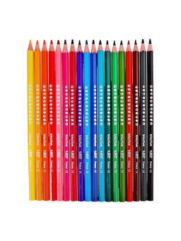 Цветные карандаши 18 цветов, детские, шестигранные, ударопрочные, BIC Kids Evolution