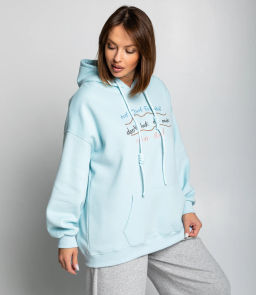 Худи #КТ3629, голубой - Dommod фото 2