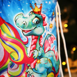 Мешок новогодний на шнурке, цвет белый/разноцветный - Simaland фото 4