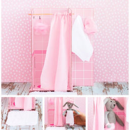 Набор для творчества. Кукольная мебель «Ванная комната», 15×18×7 см