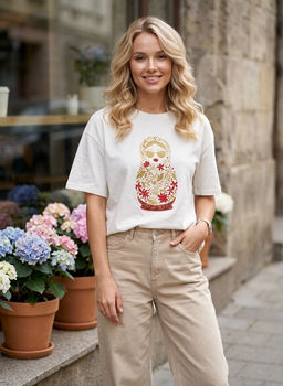 K13528 Футболка OVER SIZE (хлопок) БЕЛЫЙ