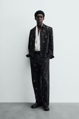 LIMITED EDITION RELAXED FIT SEQUIN TROUSERS