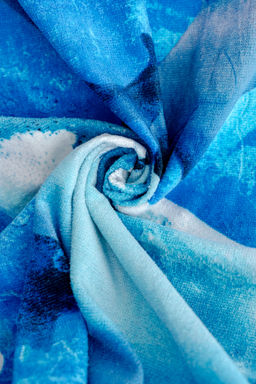 Полотенце пляжное  махровое 70*140, 100 % хлопок, Акулы