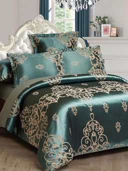 Постельное белье сатин жаккард в подарочной упаковке - Баратти Семейный (нав.70х70)