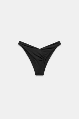 BRAGUITA BIKINI FRUNCE / Negro - Zara фото 4