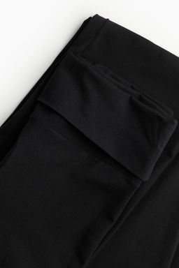 Pantalon acampanado de punto - H&m фото 6