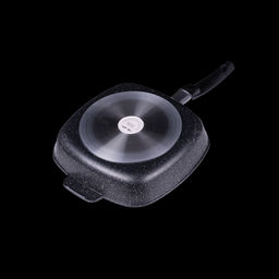 Сковорода квадратная 26x26 см, черная - Ярославна фото 3