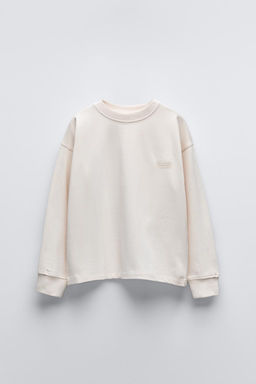 HEAVY JERSEY LABEL T-SHIRT - Zara фото 3