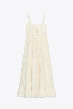 CONTRASTING KNIT DRESS - Zara фото 8
