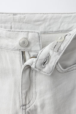 JEANS WIDE LEG ESTRELLA BRILLO / Gris vigor? - Zara фото 3