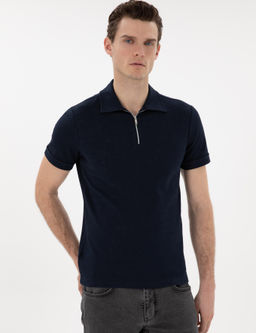 Lacivert Slim Fit Ti__rt