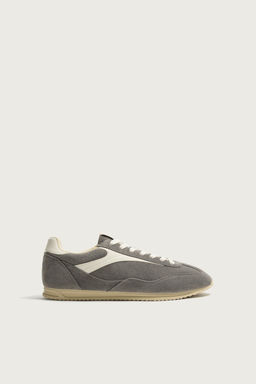 ZAPATILLA RETRO PIEL / Khaki claro - Zara фото 4