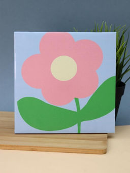 Картина из помпонов на подрамнике Draw Me! Flower, (20 х 20 см)