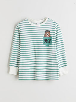 Bisiklet Yaka Erkek ?ocuk Pijama Tak?m?