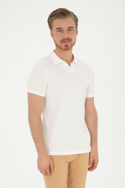 U. S. Polo Assn / Мужская футболка цвета экрю - U.s. polo assn фото 8