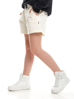 Шорты для девочки подростковые 22-7634 красный - Mini maxi фото 10