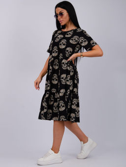 Платье "Касадея" черепа, трикотаж