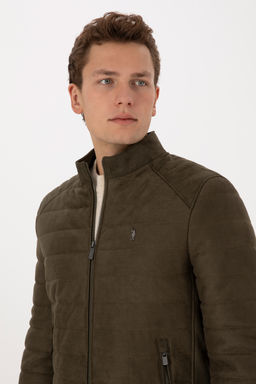 Erkek Haki Deri Ceket - U.s. polo assn фото 2